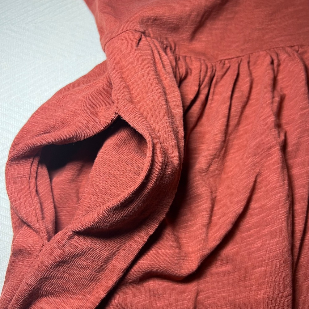 Boden Burnt Orange Collared Midi Dress - Picture 10 of 12